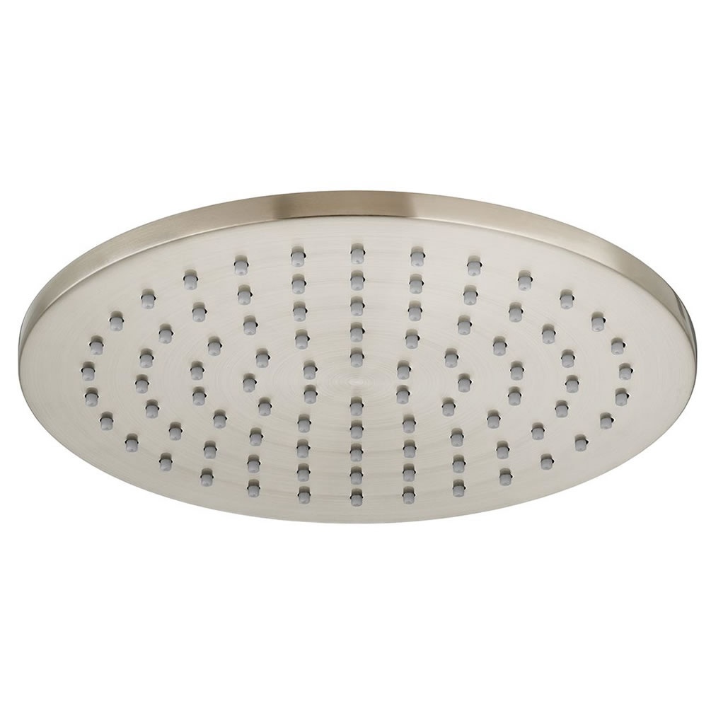 Cutout image of Vado Individual Brushed Nickel 200mm Round Shower Head